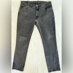 Levi’s 511 Men’s Slim Fit Jeans W36 L30 Black Gray Stretch Denim